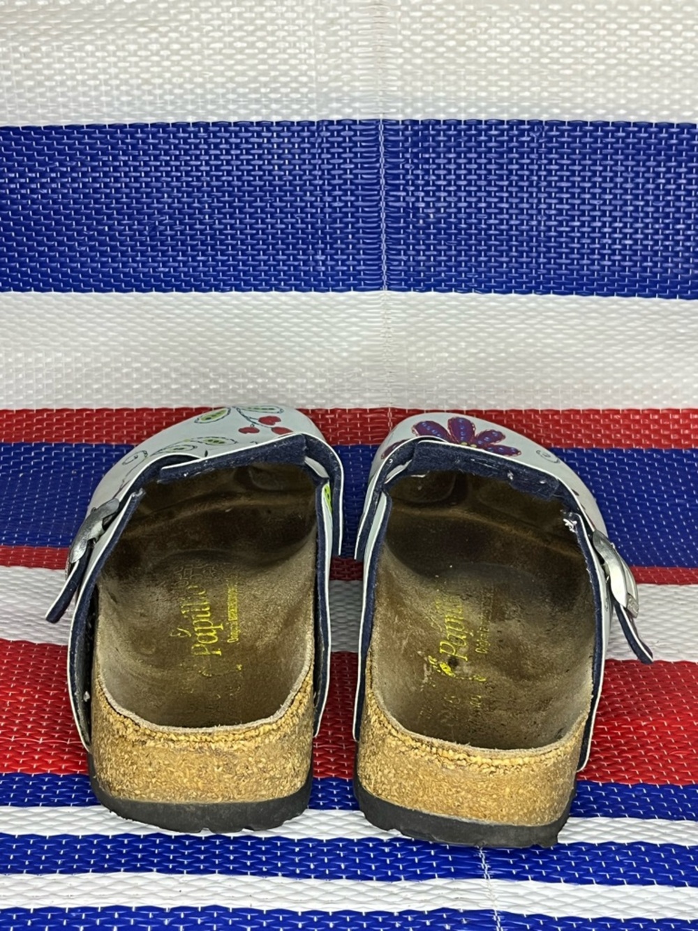 Floral Birkenstock Papillio Boston Clogs Shoes - Women’s Size 7 Sandals - Picture 3 of 12